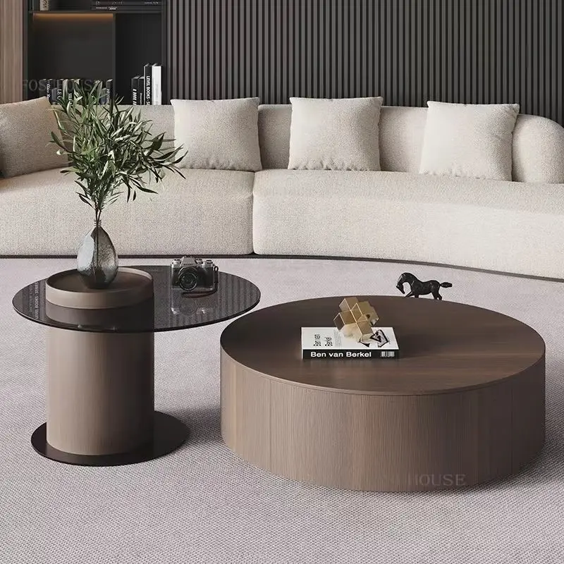 Table Moderne en Bois Massif Le Choix Idéal pour un Salon Élégant et Fonctionnel