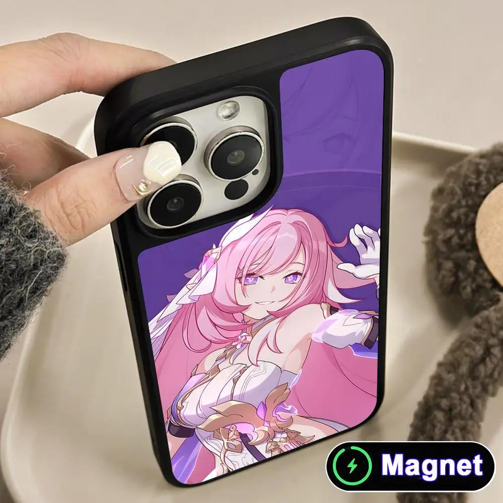 

H3R‌ Elysia Phone Case for iPhone 17 16 15 14 13 12 11 Air Pro Max Plus Matte Surface Magnet Cover