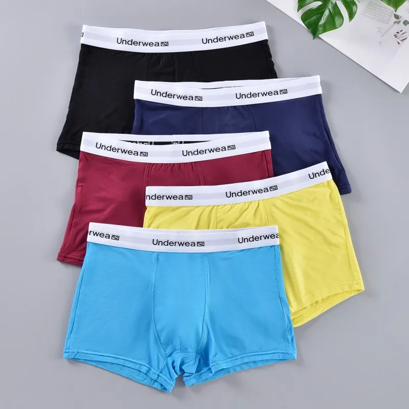 4/5pcs 4XL Men Boxers Underwear Sleep Underpants Men Panties Shorts Boxer Shorts Comfortable Panties Plus Size Boxershorts