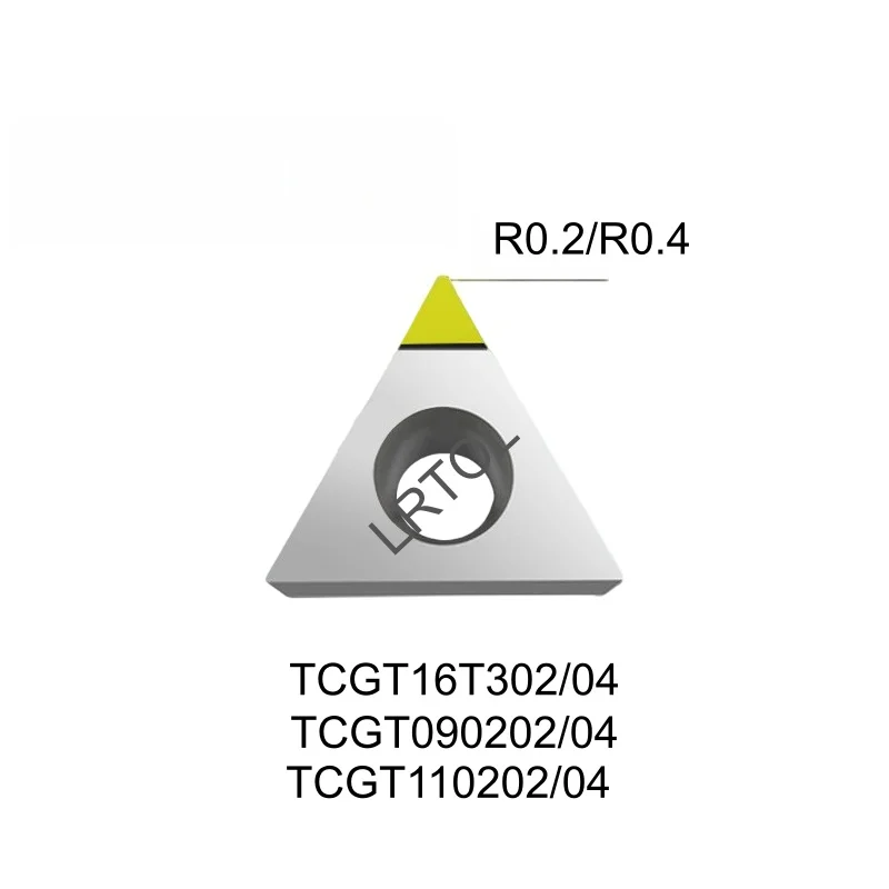 

Лезвие MCD с ЧПУ TCGT16T302/304 TCGT090202/04 TCGT110202/04 Вставка однокристаллического токарного инструмента Алмазный резак для меди и алюминия