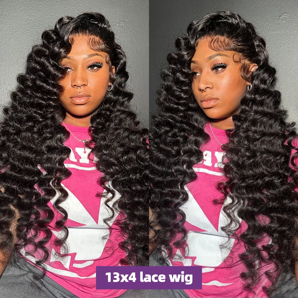 

Loose Deep Wig HD Lace Frontal 100% Human Hair Wigs Pre Plucked 36 30Inch Brazilian 13x4 HD Lace Front Human Hair Wigs For Women