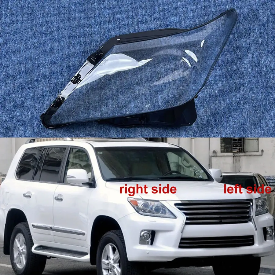 

Для Lexus LX570 2011 2012 2013 2014, корпус фары, прозрачная маска, корпус фары, плексиглас, замена оригинальных линз