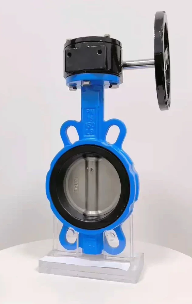 Stainless Steel Pneumatic Control Wafer Type Pneumatic Actuator Butterfly Valve