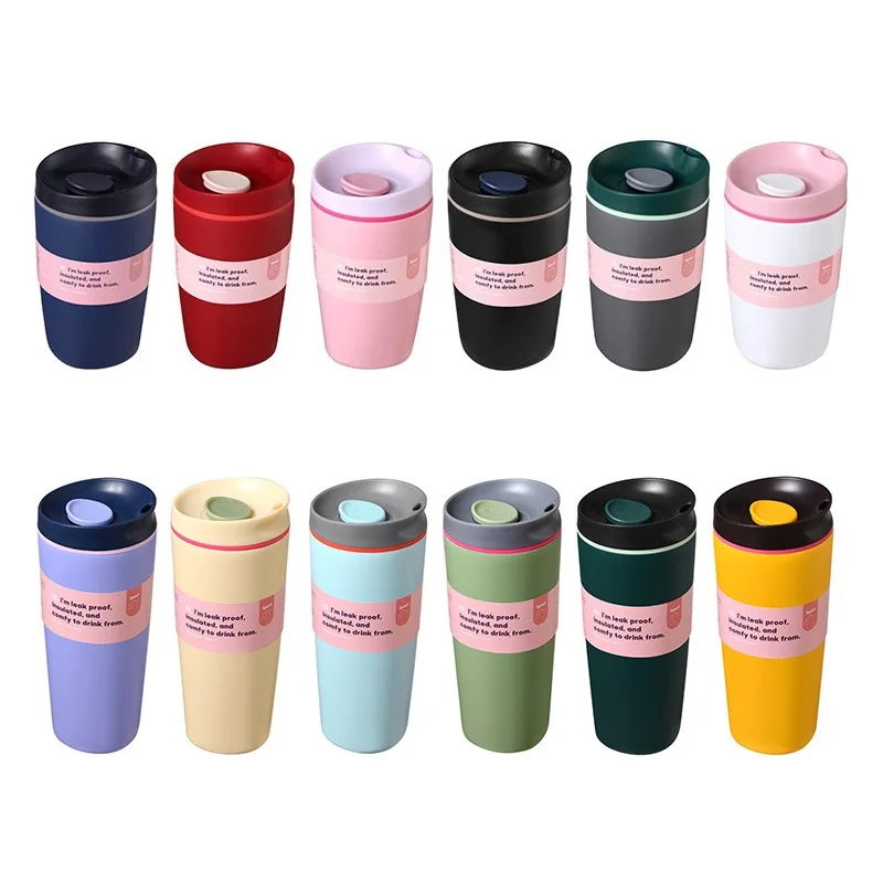 

Double Wall Lady Coffee Mug Stainless Steel 12/20oz Water Drinking Mug 350/600ml Insulated Thermos Vacuum Flask