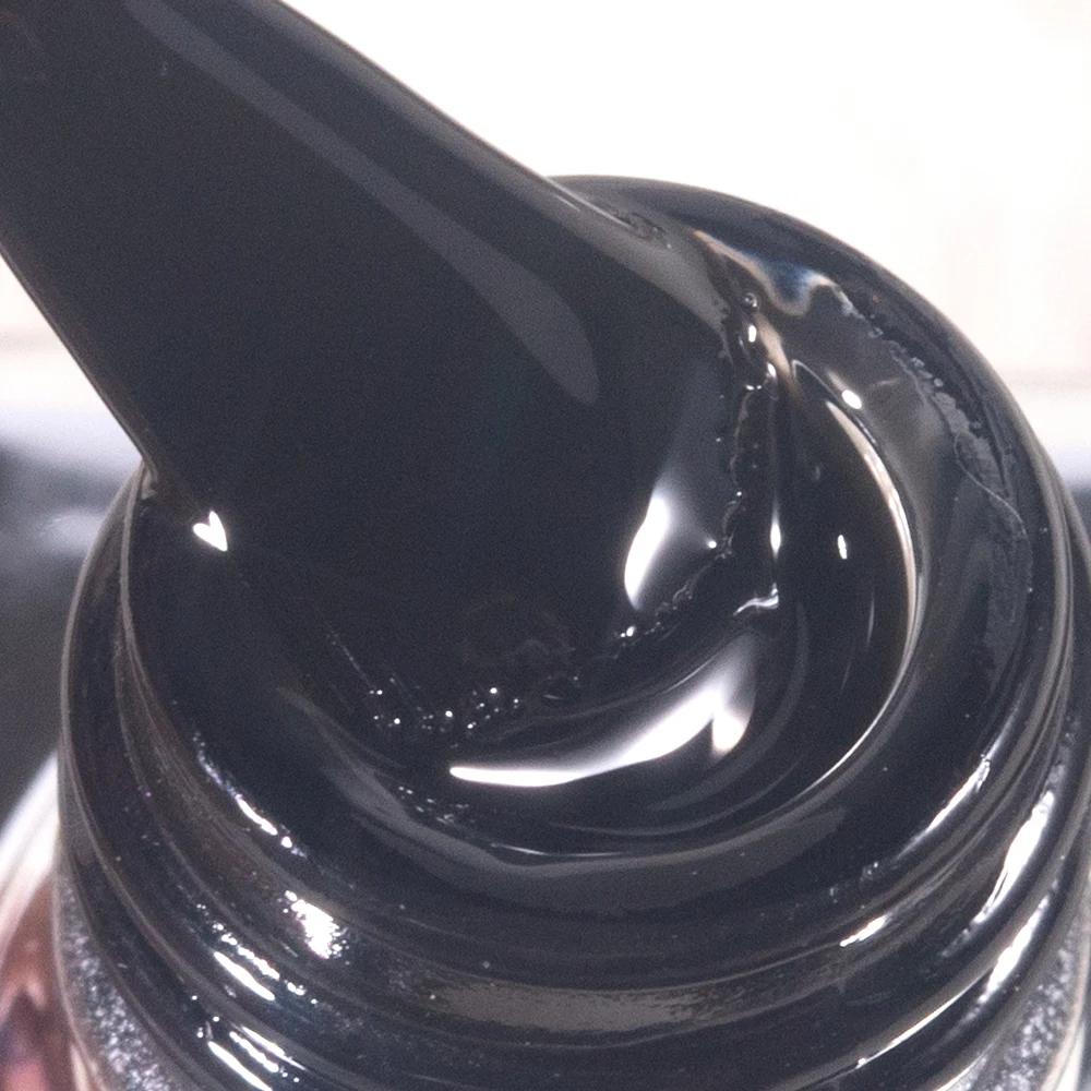 KODIES GEL Black Onyx Rubber Base Gel Nail Polish Structure Gel Varnish Semi Permanent UV/LED Manicure Winter Base Gel Lacquer