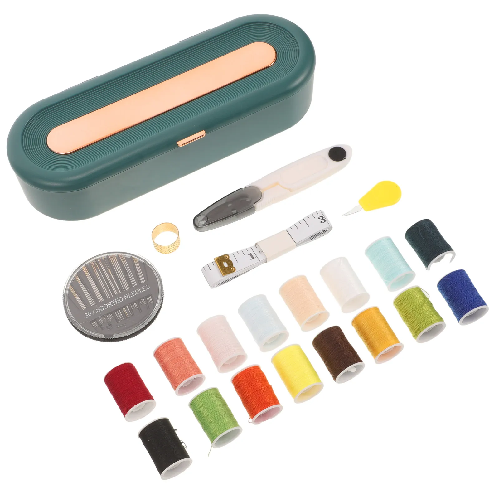 1Set Portable Compact Lightweight Sewing Kit with Storage Pouch for Home Outdoor Emergency Repairs Clothing Crafts Handicrafts