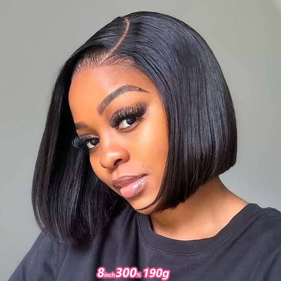 8-inch-real-300-density-13x6-13x4-lace-frontal-wig-100-human-hair-2x6-5x5-glueless-wig-bone-straight-double-drawn-short-bob-wig