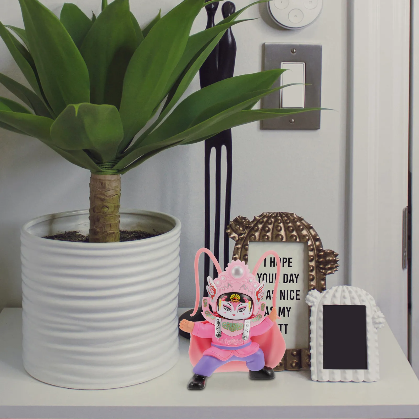 

Креативный сувенир для рабочего стола: украшение с изображением меняющих лица персонажей древнекитайской оперы Сычуань, декор для дома и офиса, культура Пекинской оперы