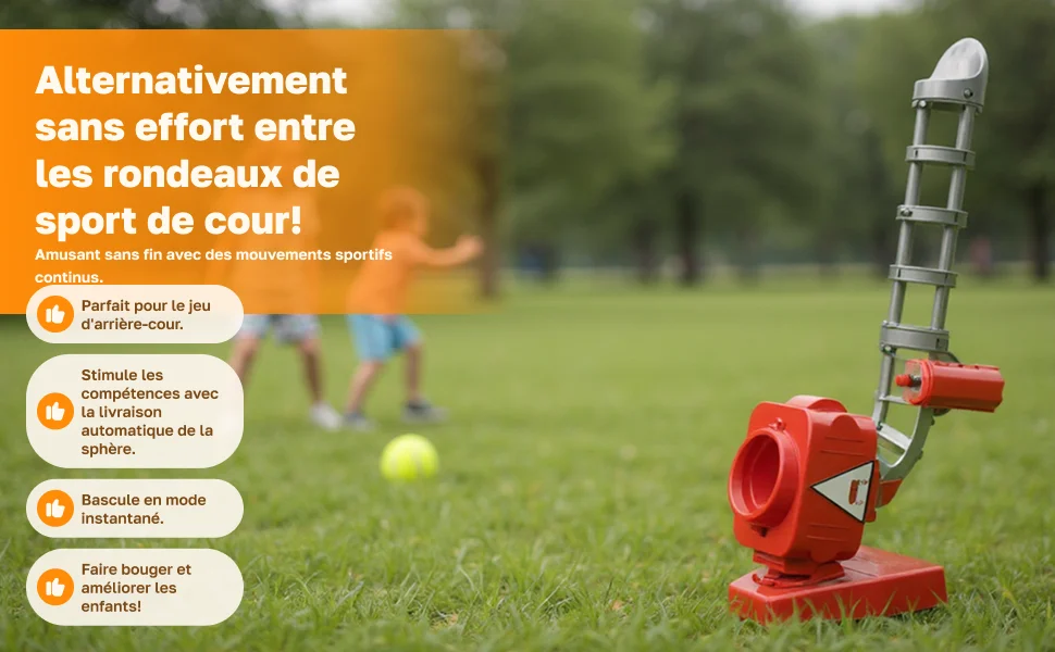 Máquina lanzadora de béisbol con batería profesional para niños, máquina lanzadora de béisbol para actividades al aire libre, entrenamiento de tenis