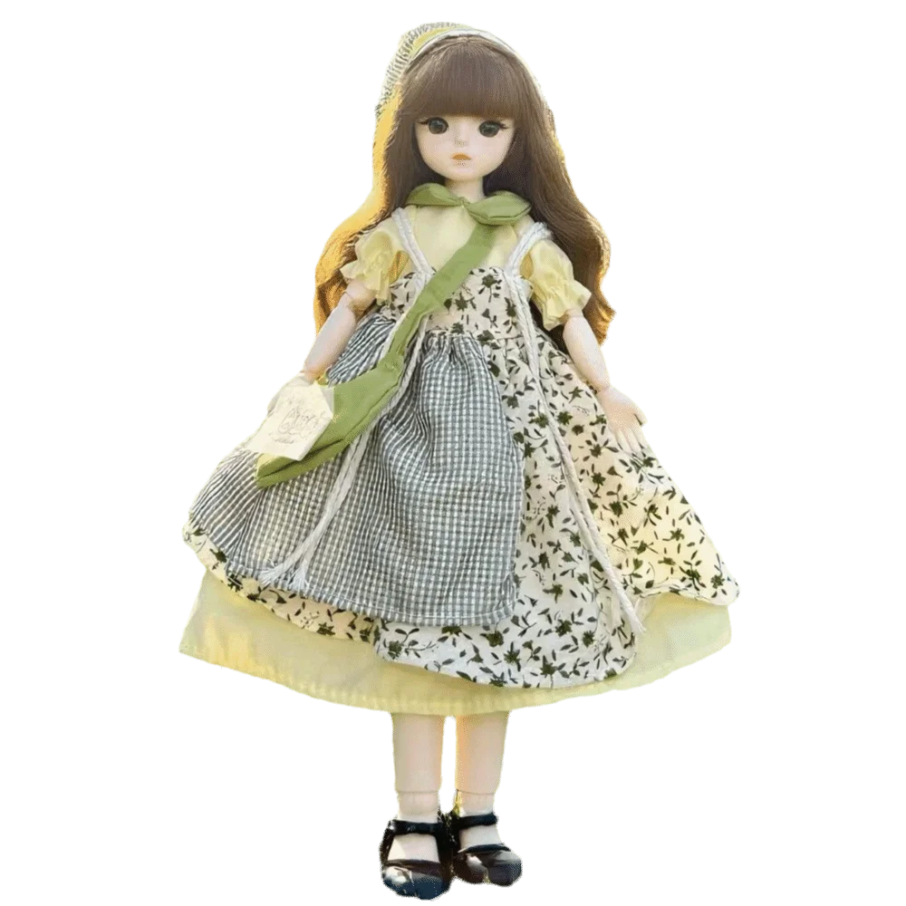 Attractive Eyes 30cm with Clothes Long Hair High Heel Princess Dress Up Elegant Ball Jointed Princess Makeup Ball Joint