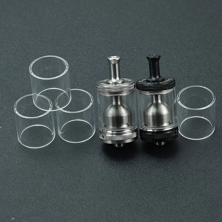 Taifun GTR RTA Replacement Straight Tank Tube Transparent Glass 4.0ml 23mm Diameter for coolvape sxk Taifun GTR RTA
