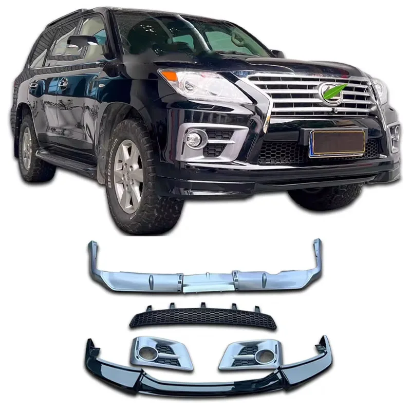 

For 2012-2015 Lexus LX570 Body Kit Lx570 Sports Fog Lamp Frame LX570 Bumper Front Lip Rear Diffuser