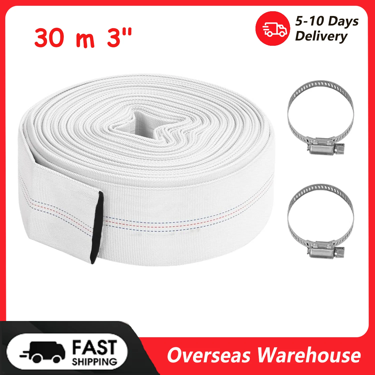 Discharge Hose Lay Flat Hose  30 m 3