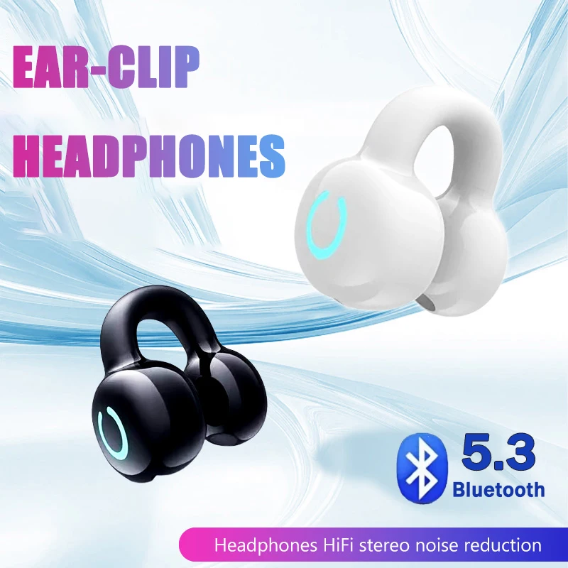 Wireless Bluetooth Earphone Single Ear Bone Conduction Earph