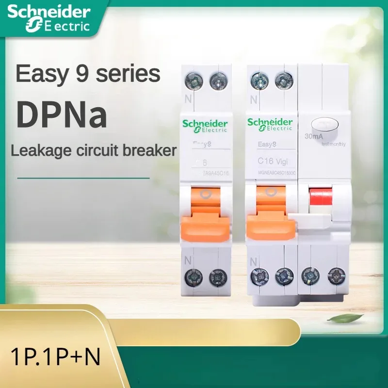 

Schneider Easy9 Leakage Protector DPN Circuit Breaker C20 EA9AN1C16 Air Switch Household C45 1P N