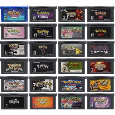 32 비트 GBA 게임 카트리지, 비디오 게임 콘솔 카드, 포켓몬 시리즈, 자외선, 아이싱, 플로라 스카이 코로수, GBA/ND용 빅토리 파이어