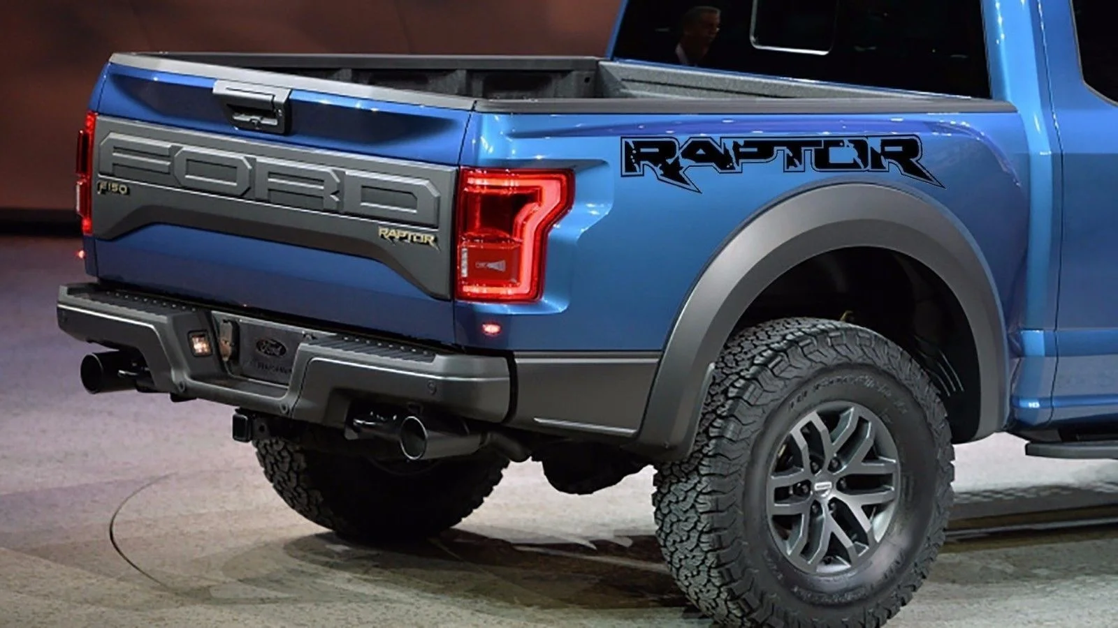 

(2 шт.) виниловые наклейки для грузовика для Ford Raptor F-150 SVT графика задняя кровать логотип внедорожник