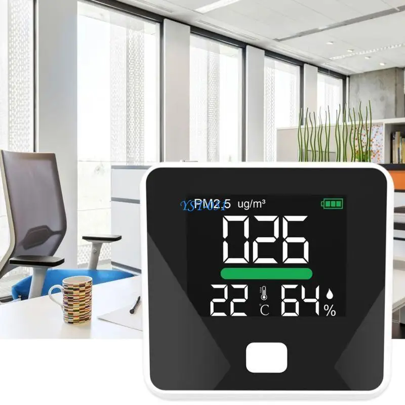 

E15A Indoor Meter Humidity Carbon Dioxide Detector Air Quality Monitor NDIR