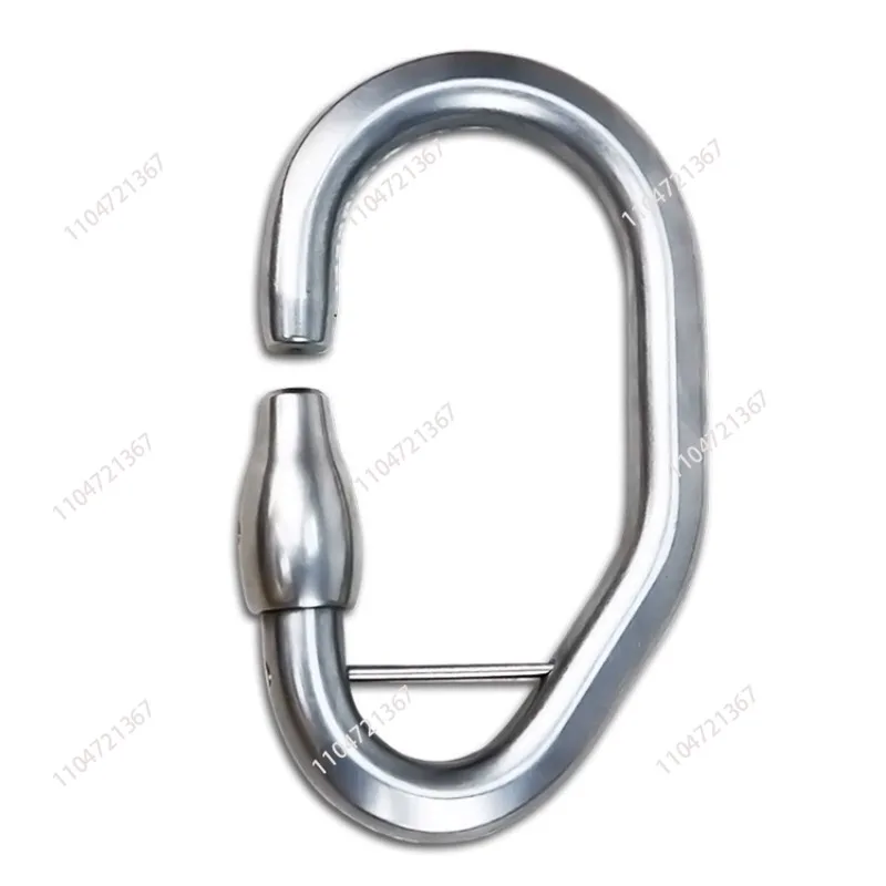 

Профессиональное оборудование, карабин из нержавеющей стали с бесперебойной защитой для скалолазания на открытом воздухе