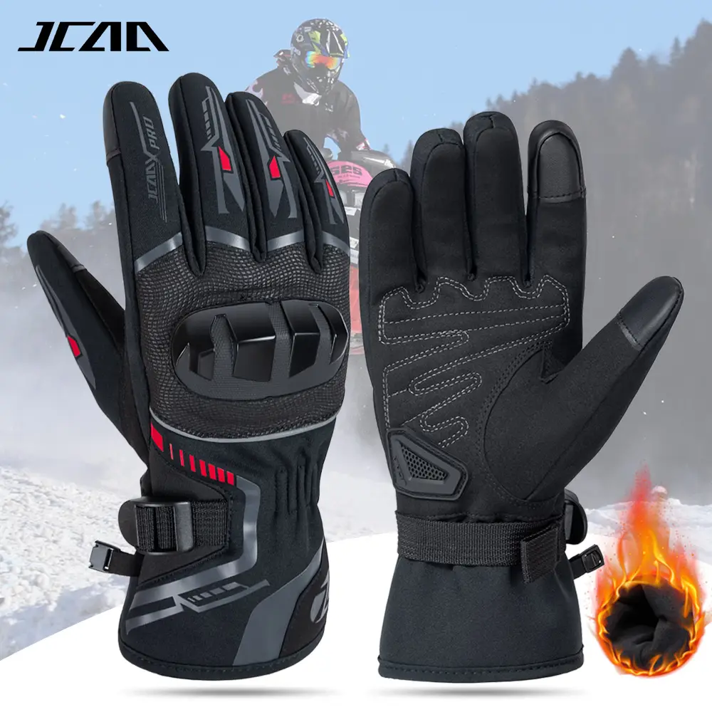 Outono inverno luvas da motocicleta à prova dwaterproof água manter quente guantes moto dos homens luvas de equitação tela toque moto motocross luvas