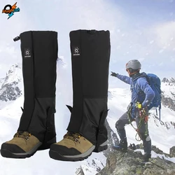 MuqiNush Lightweight  Adjustable Water Snow and Sand Proof Hiking Boot Gaiters with Rubber Foot Strap for Hiking Mountaineering