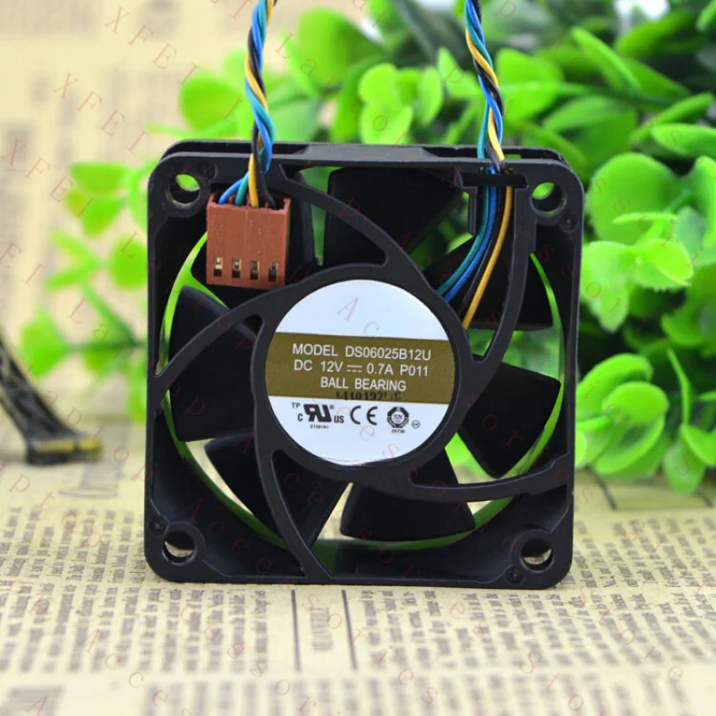 D  1PC FOR AVC DS06025B12U Cooling Fan DC 12V 0.7A 4-pin 60*60*25mm New