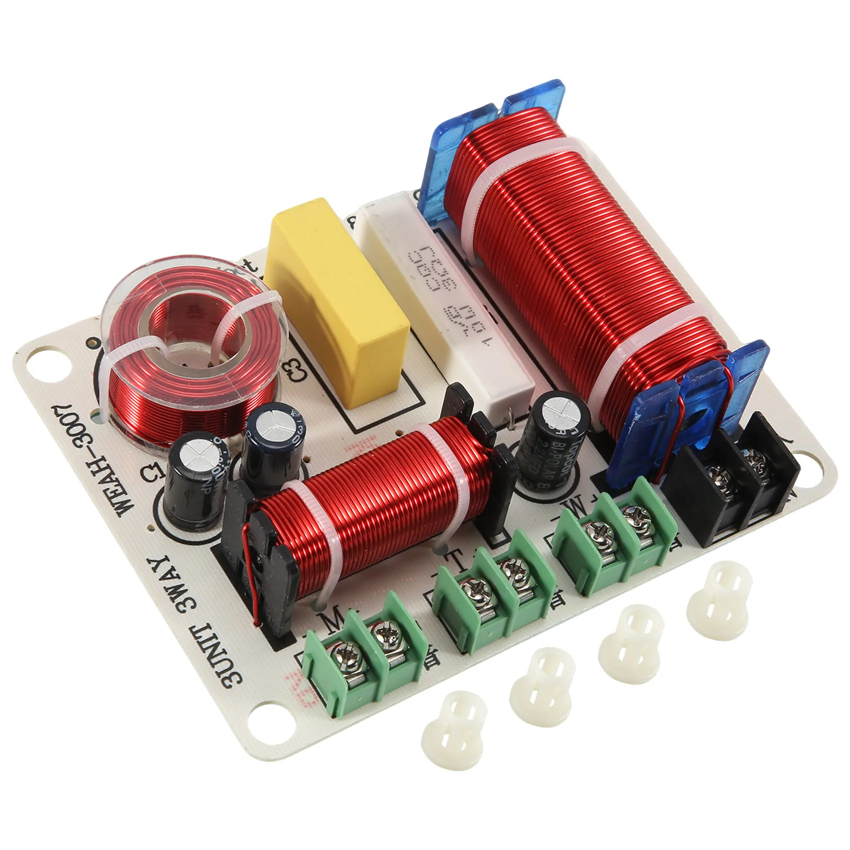 BIGSALE-3 Way Speaker Frequency Divider 300W HiFi Crossover Filter Frequency Distributor for DIY Home Speaker Modification