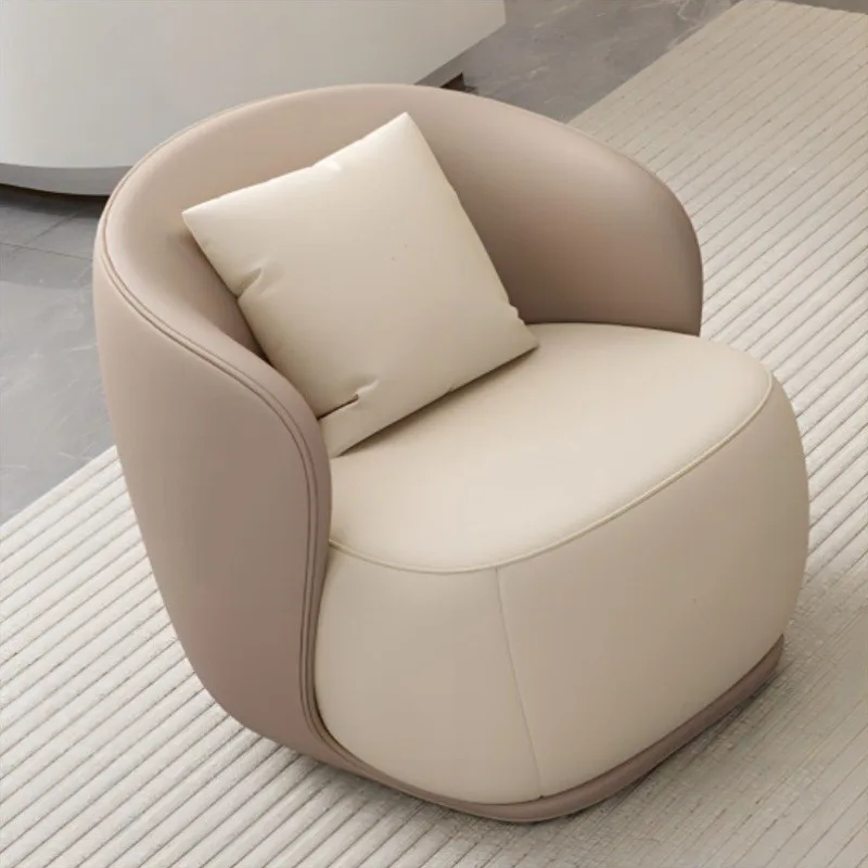 Light luxury and comfortable clothing store, beauty salon, rest area, lobby reception, office sofa, curved negotiation sofa