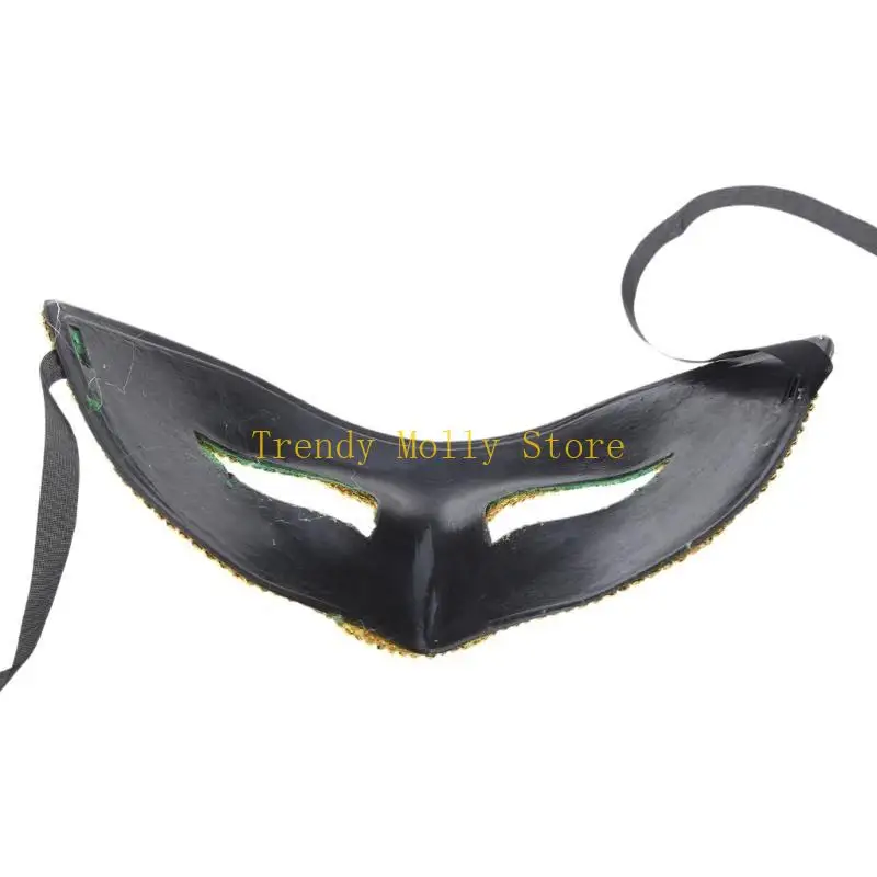 N5KB männliche Halbgesichtsmaske Männer Maskerade Maske Leichte Partymaske für Themenpartys