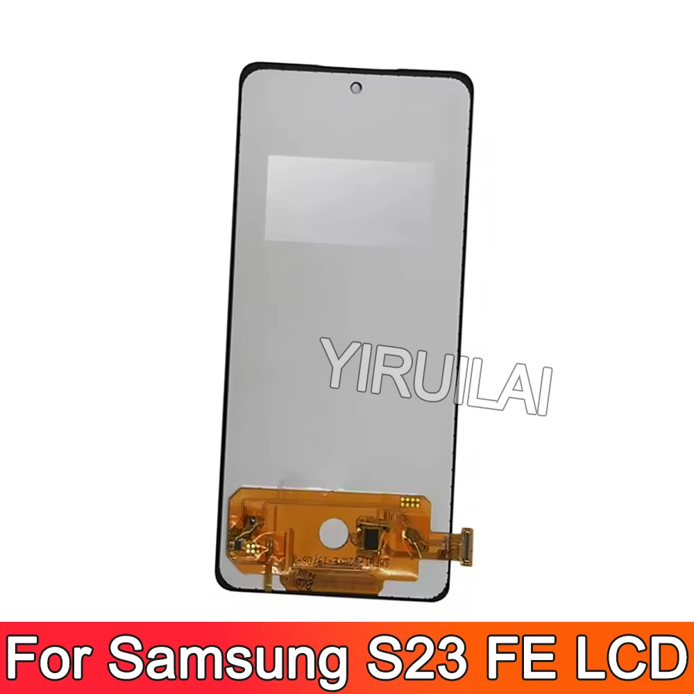 ทดสอบ 100% สําหรับ Samsung S23 FE จอแสดงผล LCD Touch Screen Digitizer สําหรับ Samsung S23 Fe S711B,S711B/DS,SM-S711U1,SM-S711W LCD