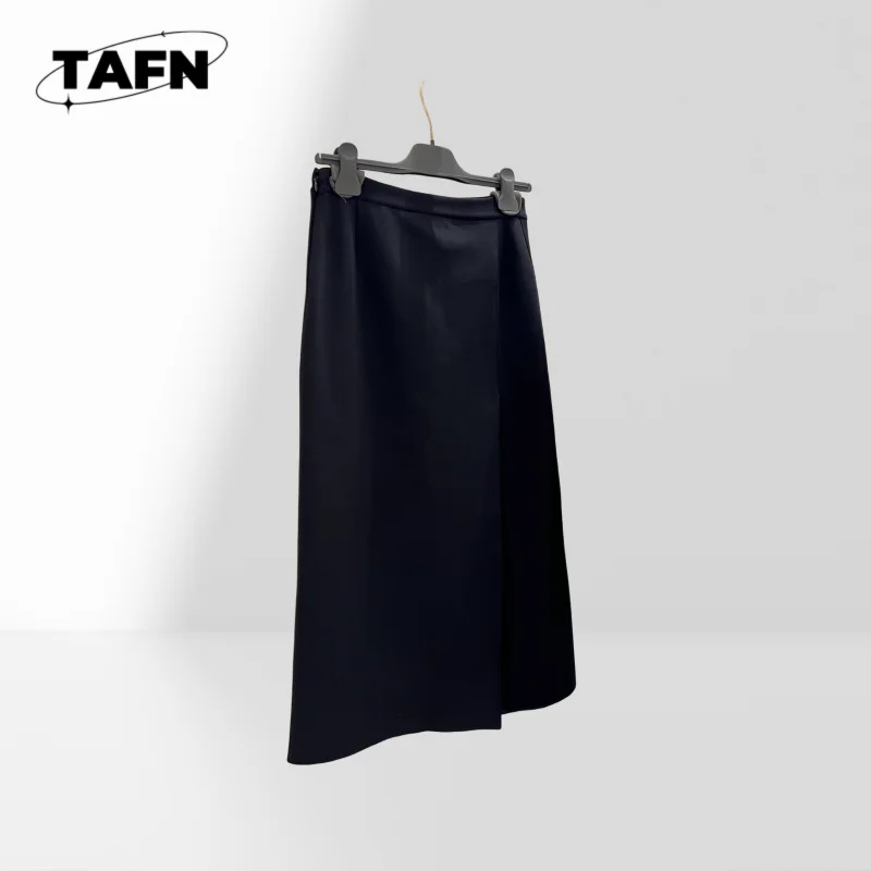 Versatile Mini Skirt for Women High Waist Stretchy Solid Color Skirt   Vintage A-Line Skirt for Women High Waist Pleated  AJ0905