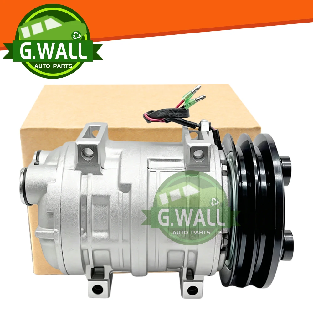 

AC Compressor With Clutch For TM-21 TM21 10057240 10356393 10357240 10357252 43557240 85100527 181012302 2 Grooves 12V 24V