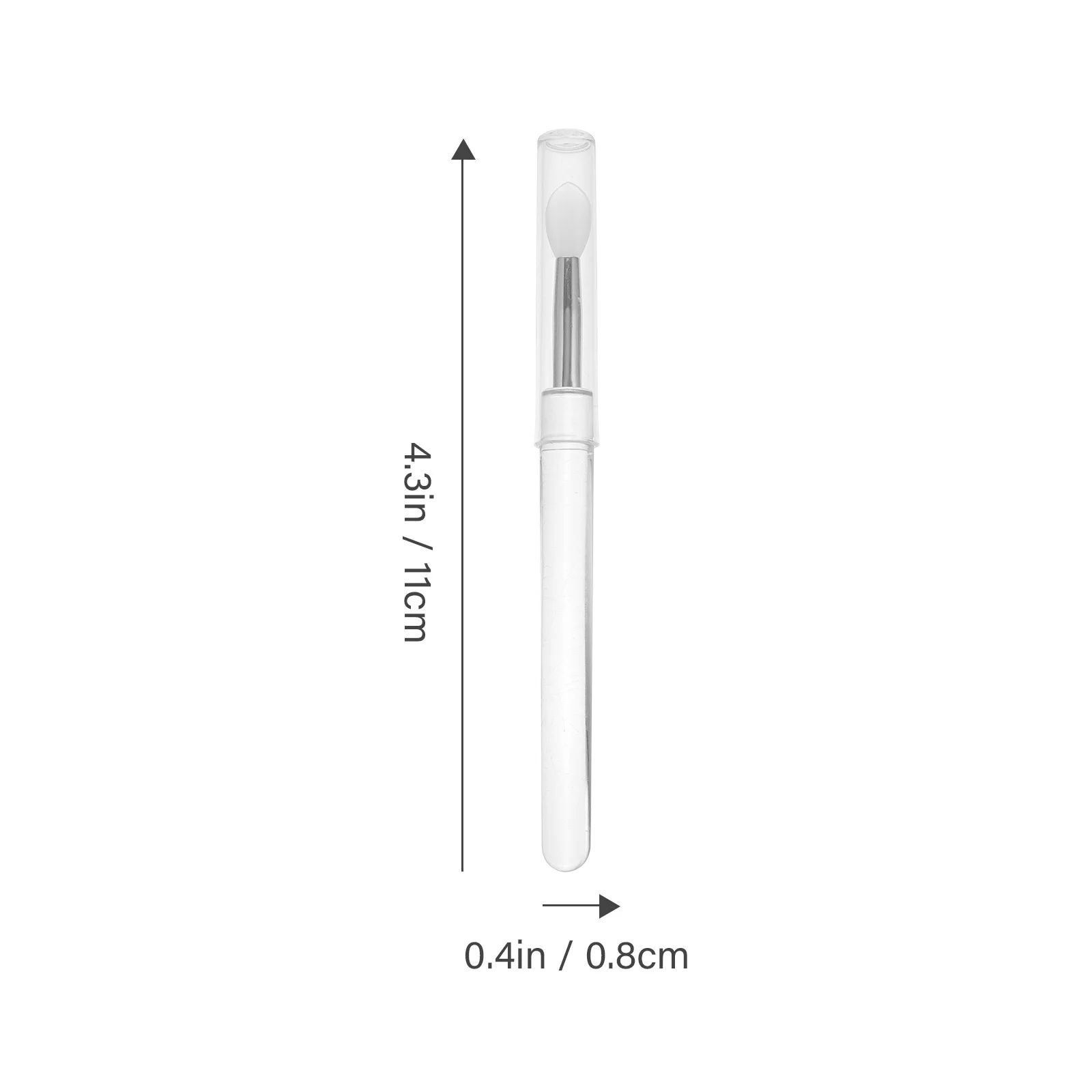 4Pcs Silicone Lip Brushes Portable Lipstick Applicators Precise Lip Mask Balm Eye Makeup Cosmetics Brush Lipstick Brush