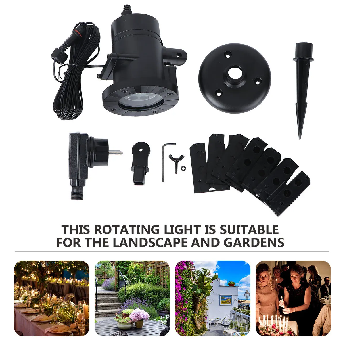 

Christmas Projection Light Waterproof Outdoor Party Lamp For Holiday Garden Decoration Spotlight Projector Night Light
