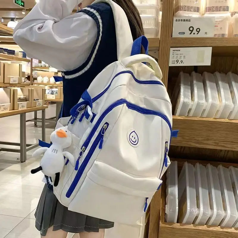 High school students bag han edition contracted large capacity backpack male new Japanese harajuku high school backpack