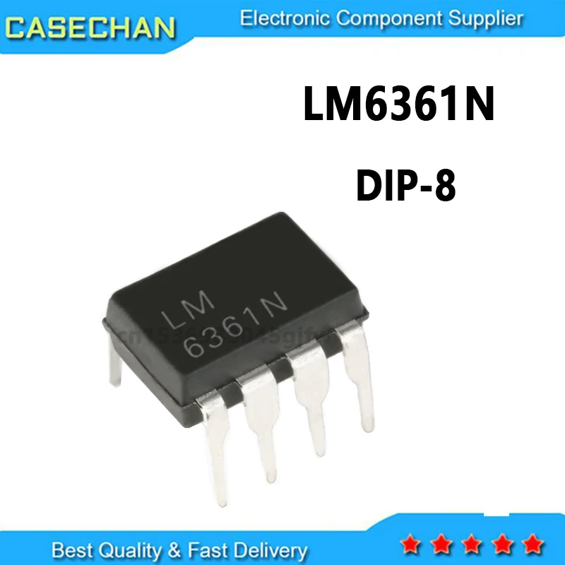 10PCS NEW and original LM6361N LM6361  DIP-8