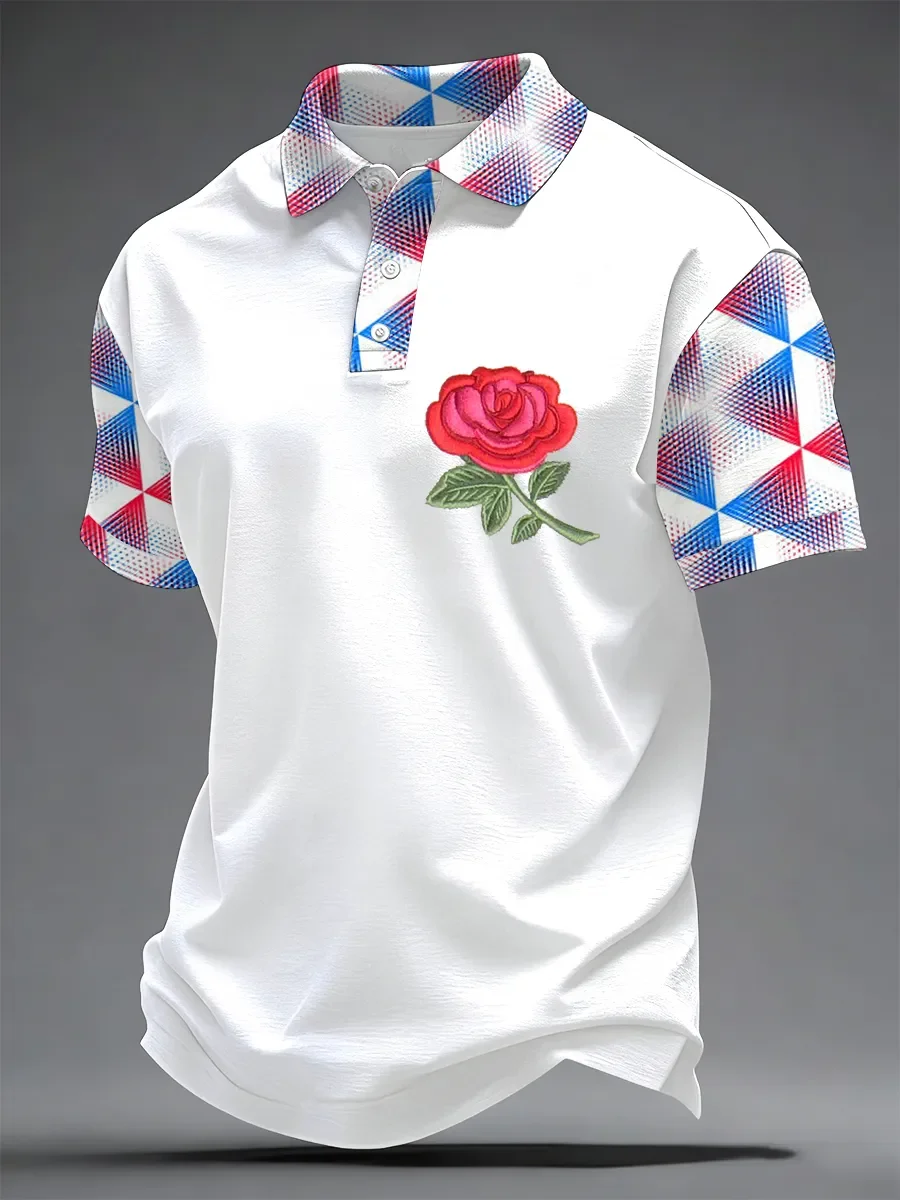 2026 Edition Women's England Fan Football Polo Shirt - 3D Print - Fashionable and Comfortable - Suitable for Both Men and Women