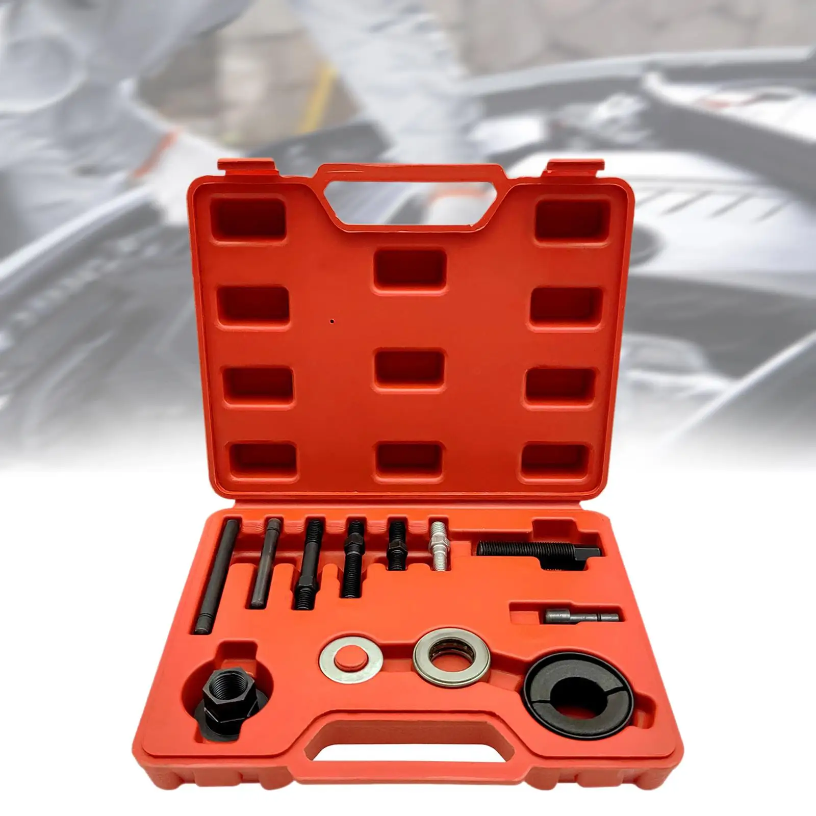 

Универсальное устройство для снятия шкива рулевого механизма, инструмент для установки, ремонт грузовиков, шкивы для насоса гидроусилителя рулевого управления 1-3/8 ", автомобильные шкивы