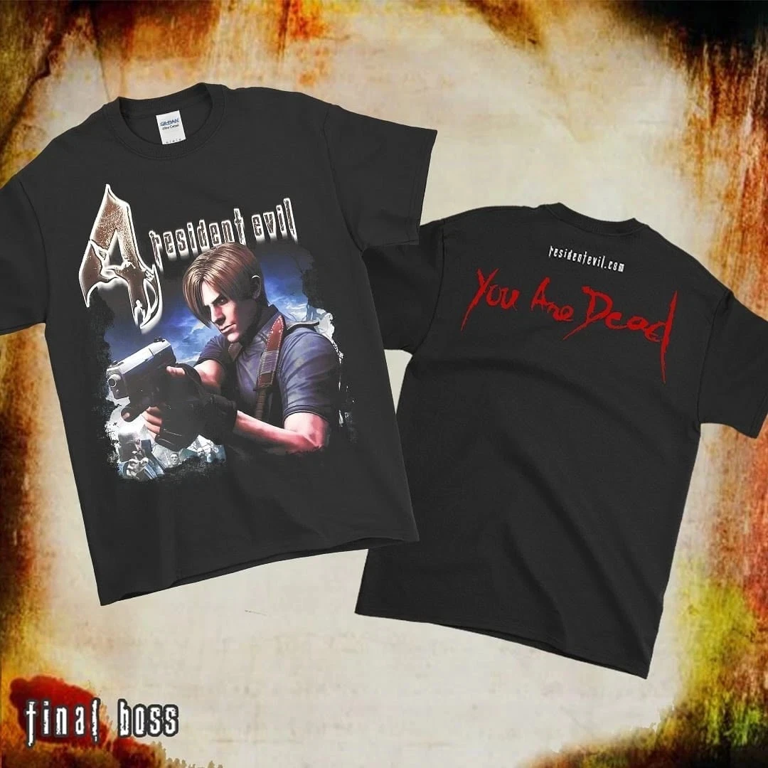 Resident Evil 4 UNISEX TEE Men Clothing  Harajuku