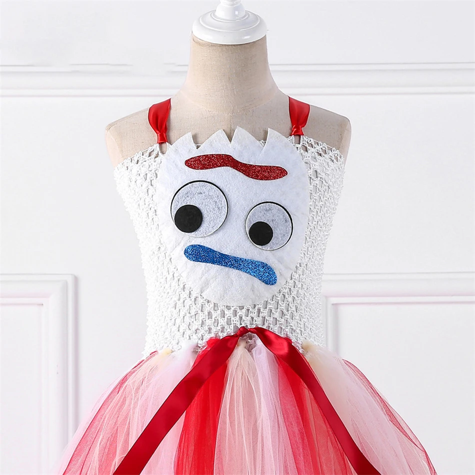 Disney Woody Jessie Buzz Forky, сетчатое платье-пачка для косплея «История игрушек», ролевые игры, сценическое представление, Vestidos, одежда на Хэллоуин для девочек