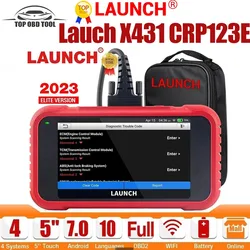 2024 New Lauch X431 CRP123E OBD2 Automotive scanner 4 System Car diagnosis Oil ETC SAS Reset PK CRP123x CRP123i Code reader scan