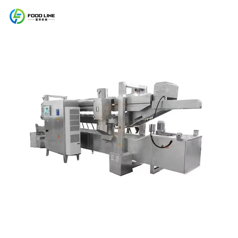 Customized Automatic Production Line For Frozen French Fries And Salty Stick Multifunctional Fried Snack Processing Machine