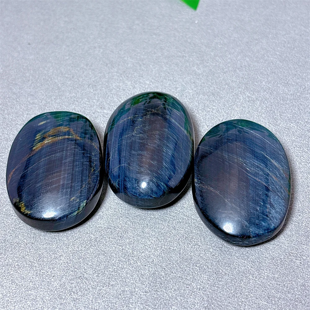 Blue Tiger Eye Palm Crystal Natural Stone Quartz Home Decoration Minerals Reiki Craft Beautiful Love Gemstone Energy Healing