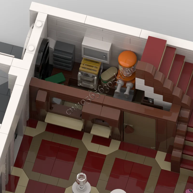 3582 Moc シティアーキテクチャシリーズクラシックホワイトビルディングブロック DIY セット組立ビルディングブロックおもちゃ子供のクリスマスギフト