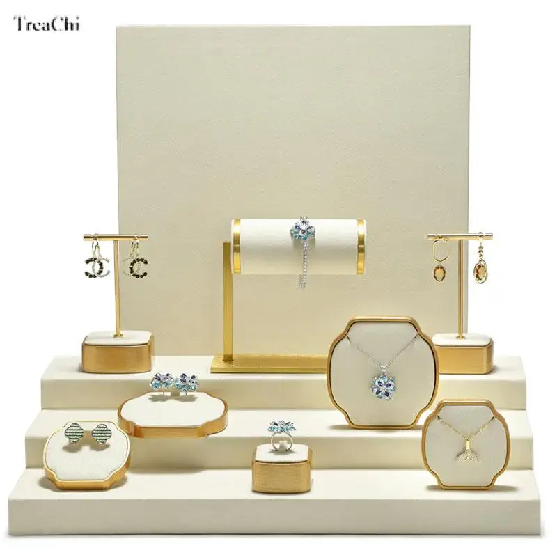 

Jewelry Set Display Props Ring Seat Necklace Earring Rack Bracelet Storage Rack Window Jewelry Display Pieces