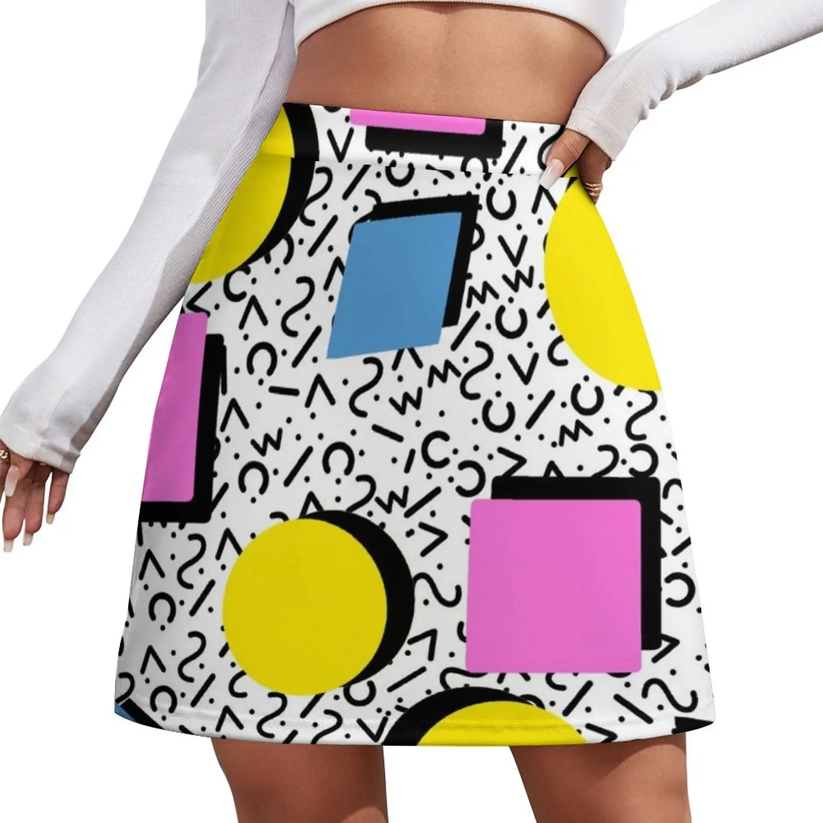 

80s Mini Skirt Women skirt midi skirt for women Mini