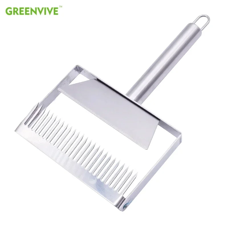 

Stainless Steel Apiculture Beehive Honey Cutter Uncapping Fork Honeycomb Honey Scraper Cut Honey Beekeeping Equipment