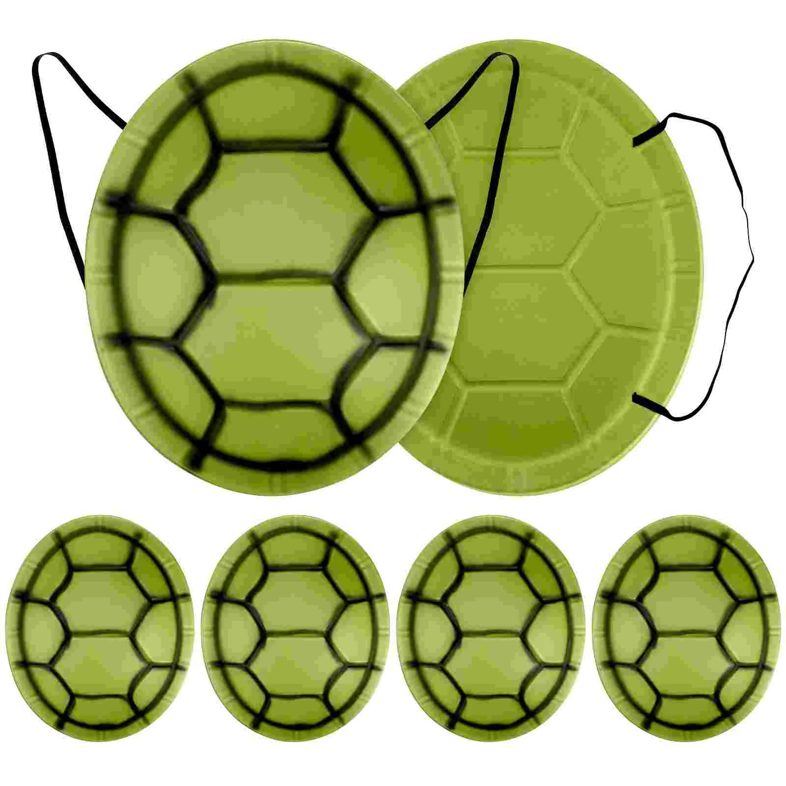 

6 PCS Tail Halloween Carnival Dance Costume Props Eva Turtle Shell (6pcs) Inflatable Cosplay Toy Turtles Apparel