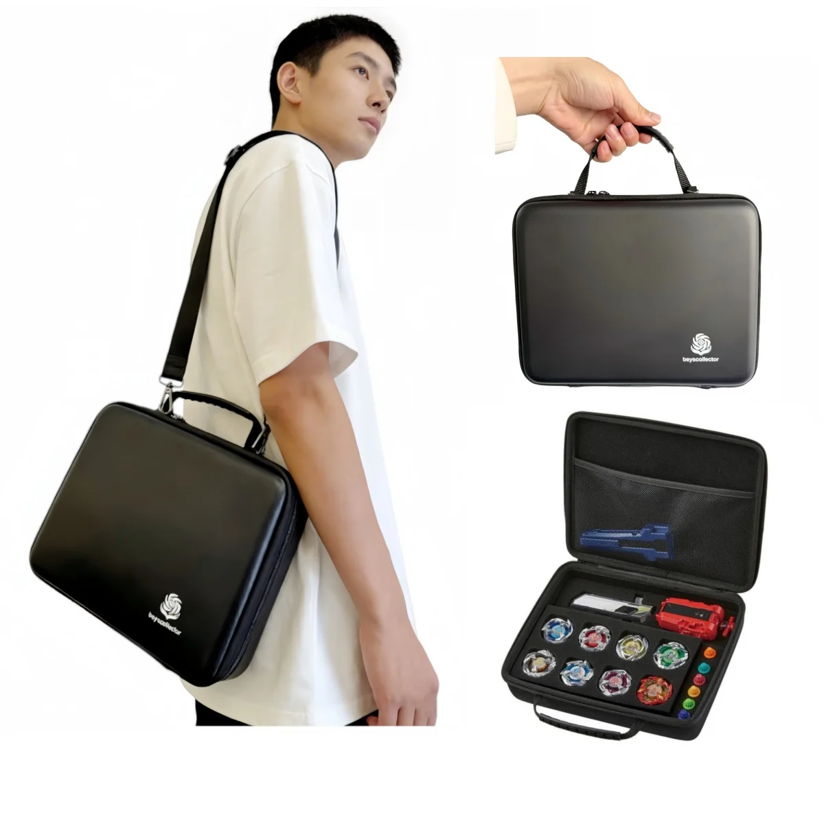beyscollector Ausrüstungskoffer schwarz BX-25 Beyblade-Tasche