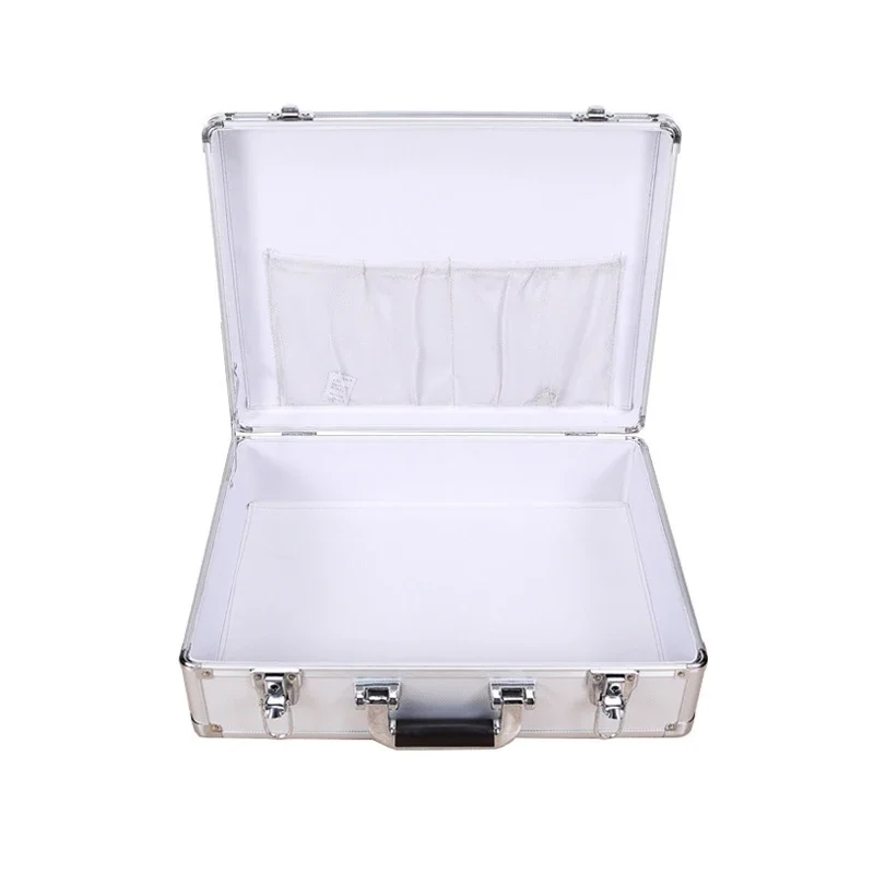 Aluminum Case Password Tool Box Organizer Portable Tool Bag Hard Case Safety Instrument Case Suitcase Metal Toolbox Briefcase